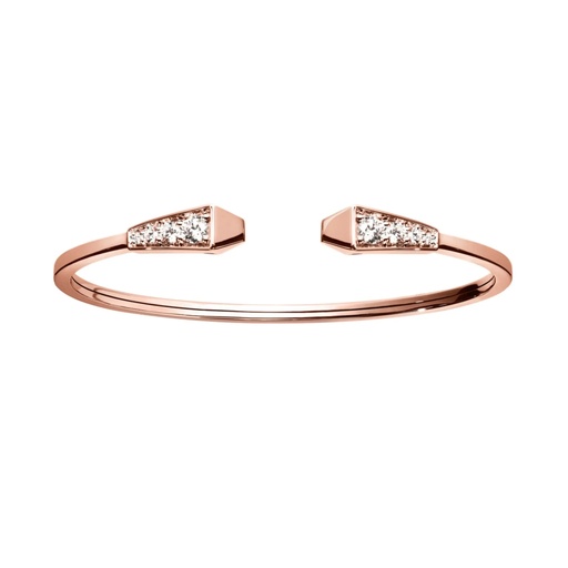 [CSP-BF2RH] Spike Double Flex Diamond Bracelet - Rose Gold