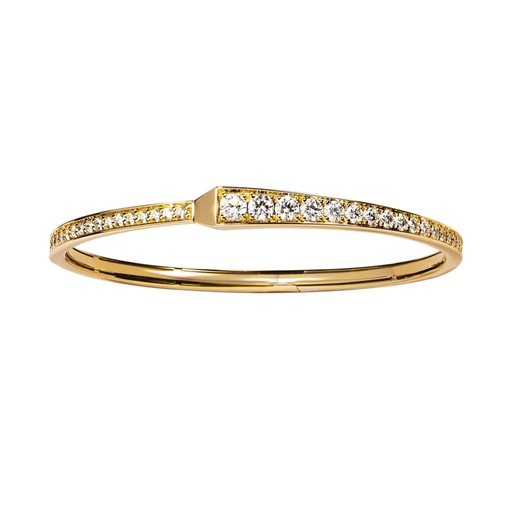 [CSP-BSOYF] Spike One Full Pave Diamond Bracelet - Yellow Gold