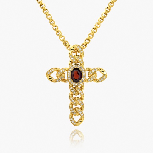 [R21881-1#2633] The Cuban Cross Pendant