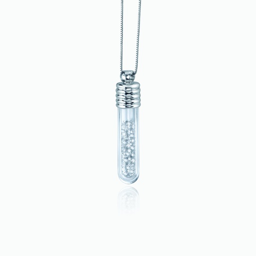 [PWW23X#2654] The Addicted Collection – White Diamond Vial Pendant