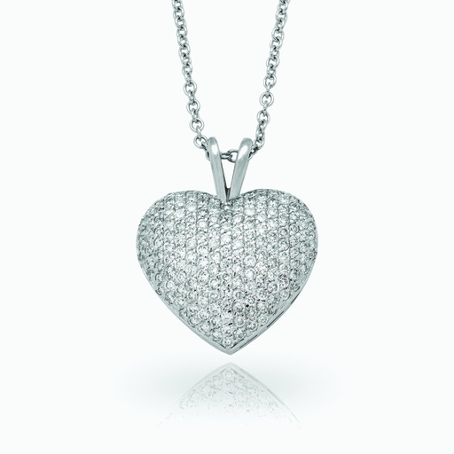 [PWW299X#2701] The Puff Heart Pendant