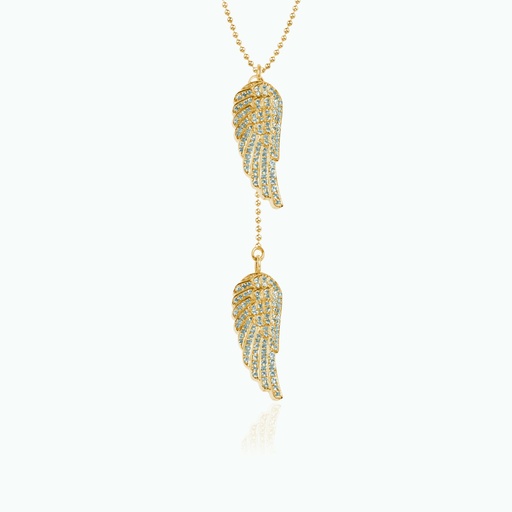 [PYW13X#2707] The Angel Wing Tags Pendant