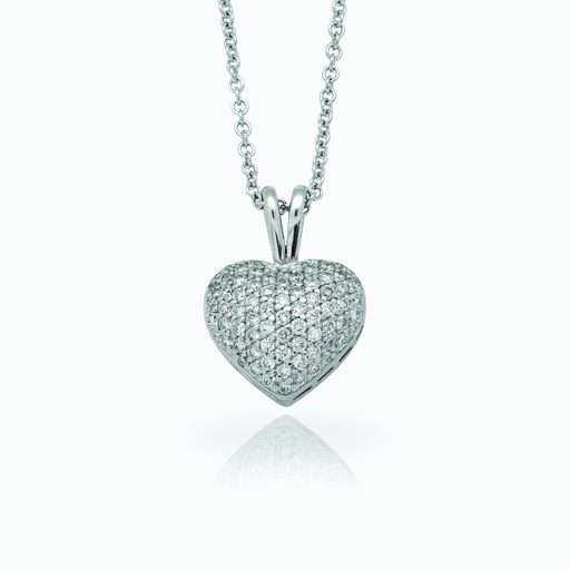 [PWW301X#2731] The Small Puff Heart Pendant
