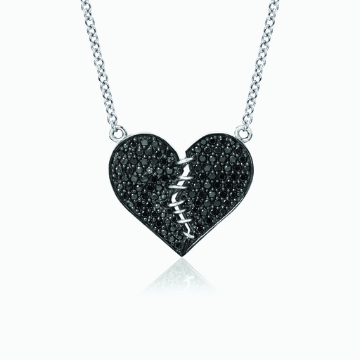 [PWB50X#2737] The Stitched Heart Pendant