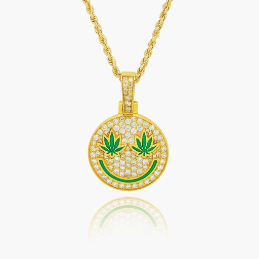 [PYW305X#2740] The Verde Collection Smiley Face Pendant