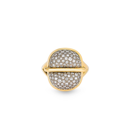 [Amrita Small Round Ring In Full Diamonds] Amrita Small Round Ring In Full Diamonds