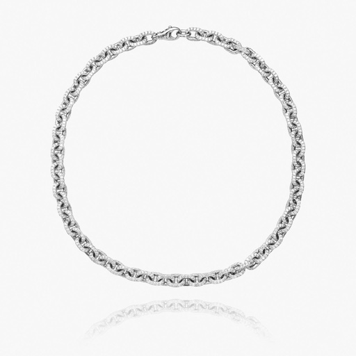 [N22495#3146] The Rounded Rolo Link Chain Necklace