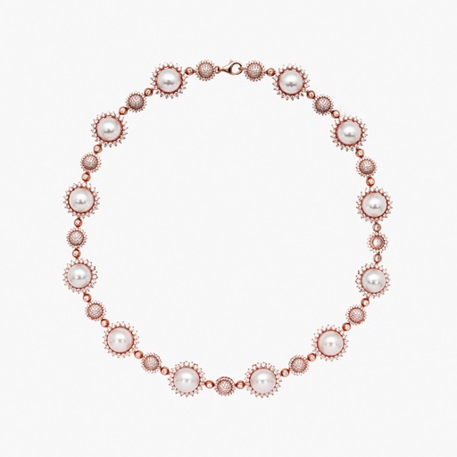 [N21733#3154] The Sunburst Pearl Necklace