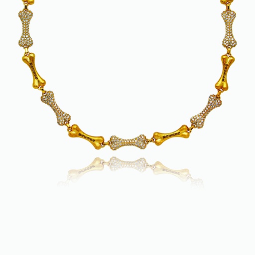 [N19322#3159] The Repeating Bone Necklace – Jason Of Beverly Hills x Tuff Crowd