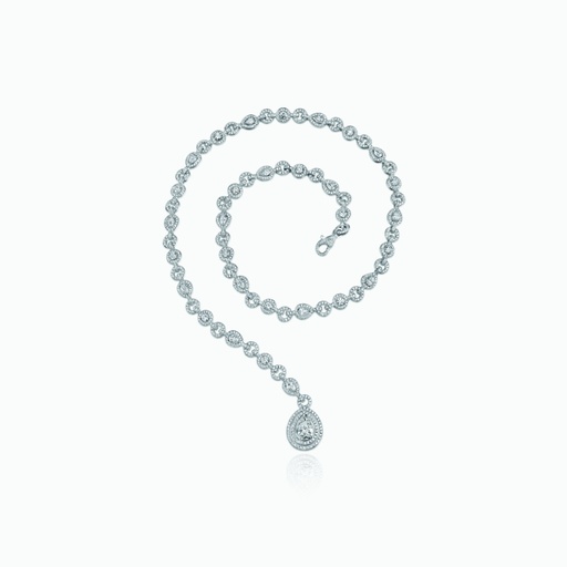 [NWW012#3175] The Pear Shape Lariat Necklace