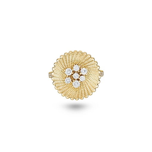 [R049AYG-MR48] Full Diamond Seven Sisters Ring