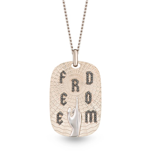 [P057ABWG/CH014WG70] Large Freedom Necklace