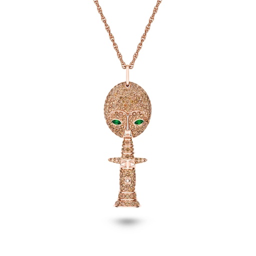 [P055APG-MR/CH] Mother Moon Goddess Necklace