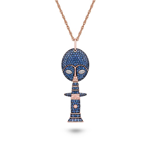 [P055BPG-MR/CH] Mother Moon Goddess Necklace
