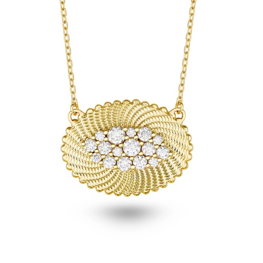 [AN032AYG-MR] Nebula Cloud Necklace