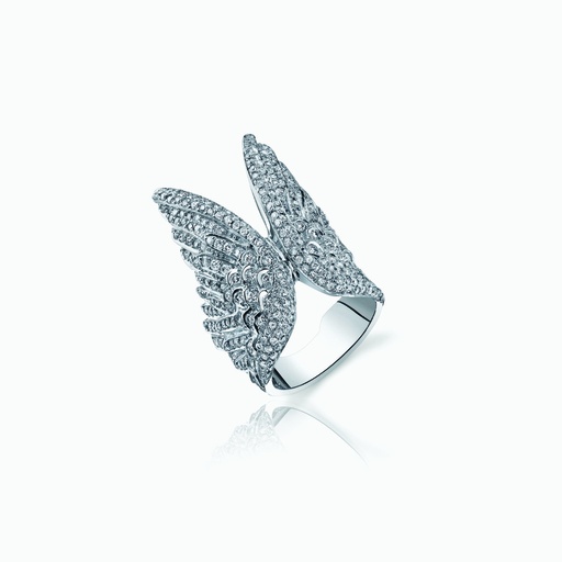 [RWW16X#3378] The Double Angel Wing Ring