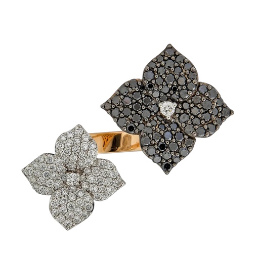 Rose Gold Fiore Double Flower Ring