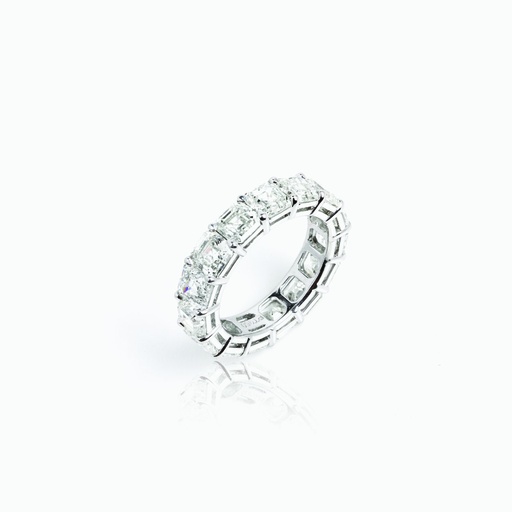 [R9614#3406] The Asscher Cut Eternity Band