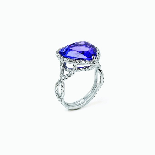 [RWT80X#3424] The Trillion Cut Ring
