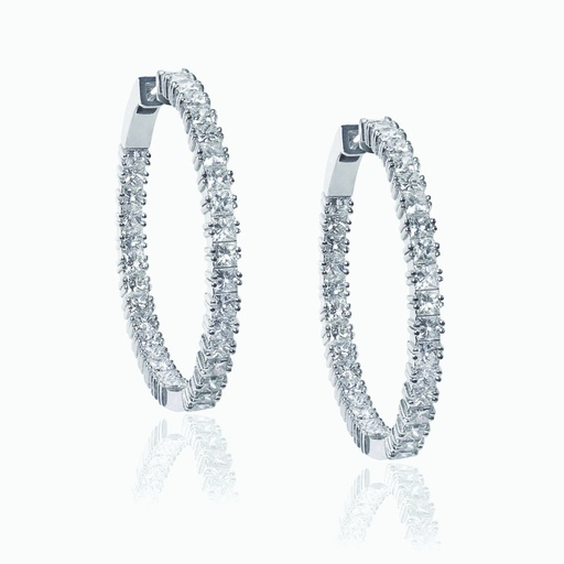[EWW32X#3501] The Princess Hoop Earrings