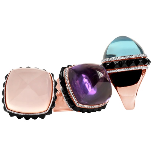 Rose Gold Pietra Sugarloaf Ring