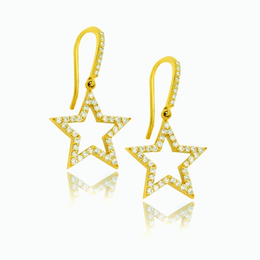[EYW68X#3503] The Star Drop Earrings
