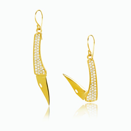 [EYW51X#3504] The Switch Blade Earrings