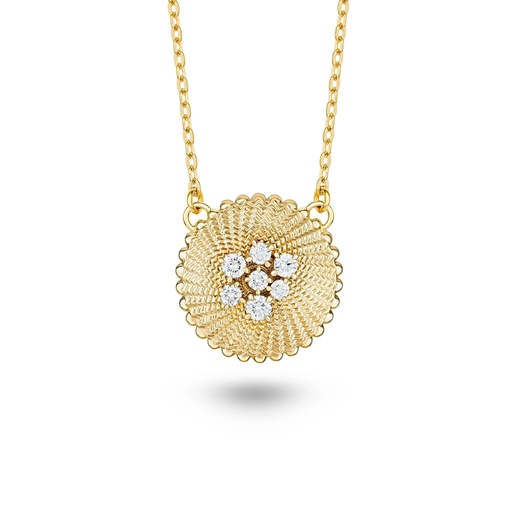 [AN029AYG-MR] Seven Sisters Diamond Necklace