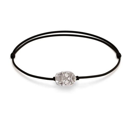 [10MM.WG.SKULL.ORB] Shamballa Jewels - Skull Orb Bracelet 10mm