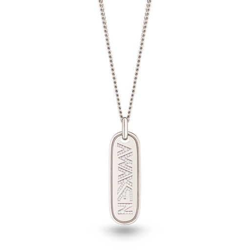 [P049CWG-MR/CH] Small Diamond Awaken Necklace