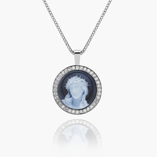 [PWW322] The Agate Jesus Pendant