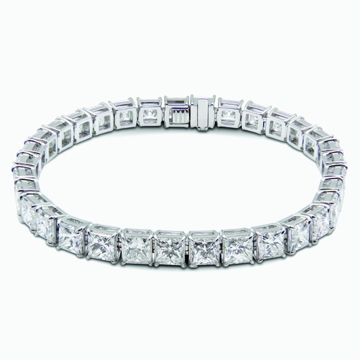 [B8864#3574] The Princess Cut Tennis Bracelet