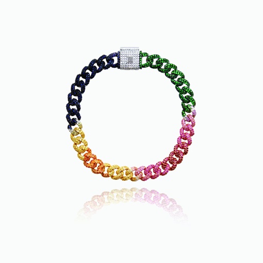 [BMM25X#3575] The Rainbow Cuban Bracelet
