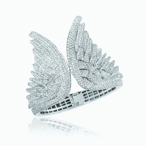 [BWW34X#3585] The Angel Wing Cuff Bracelet