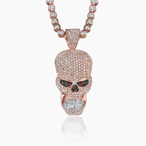 [PRW17X] The Baguette Skull Pendant