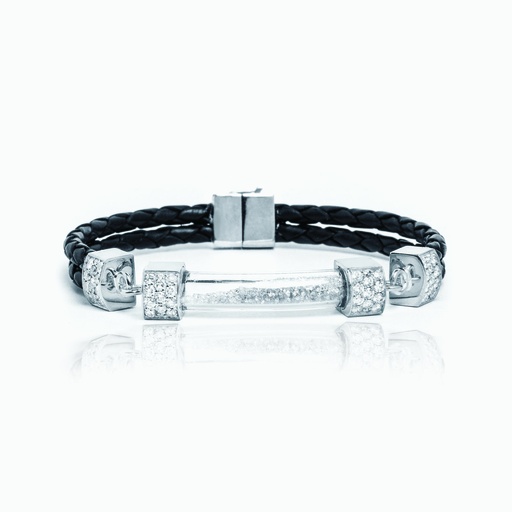 [BWW59X#3609] The Leather Strap Vial Bracelet