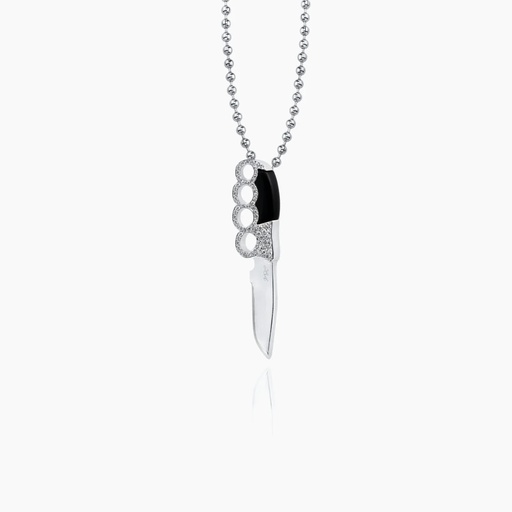 [PWW7X] The Brass Knuckle Knife Pendant