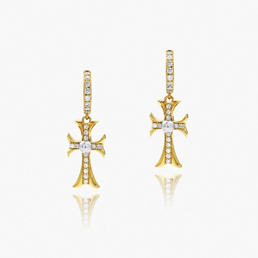 [E21551] The Camden Cross Earrings