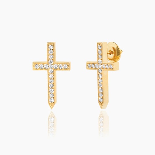 [EWW40X] The Cross Earrings