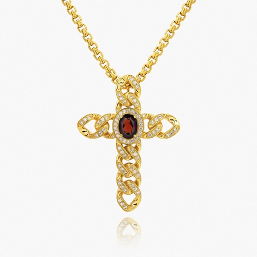 [R21881-1] The Cuban Cross Pendant
