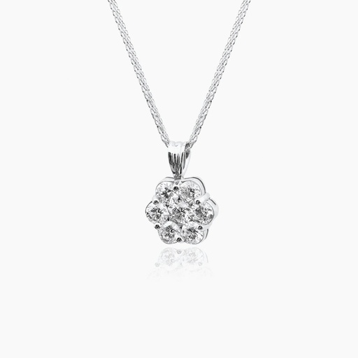 [PWW27X-158] The Diamond Cluster Pendant