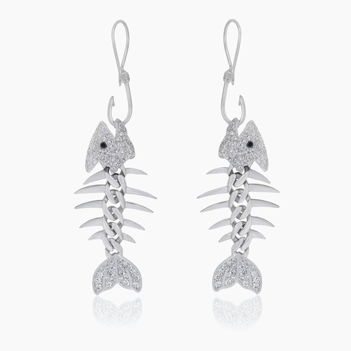 [EWWB52X] The Fish Bone Earrings