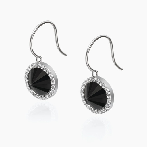 [EWB11X] The Inverted Black Diamond Earrings