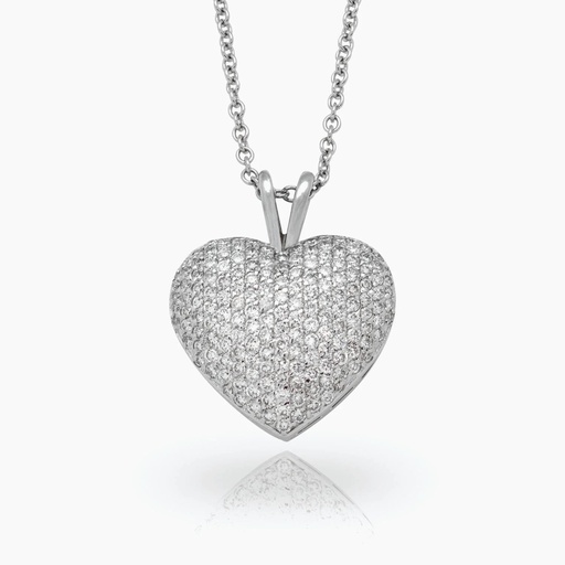 [PWW299X] The Puff Heart Pendant