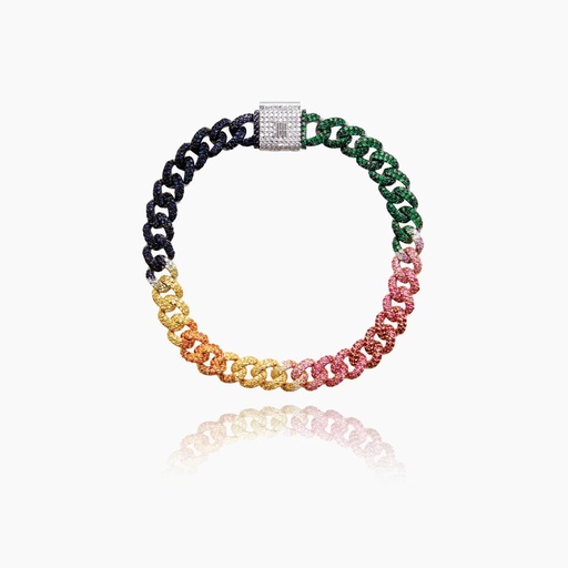 [BMM25X] The Rainbow Cuban Bracelet