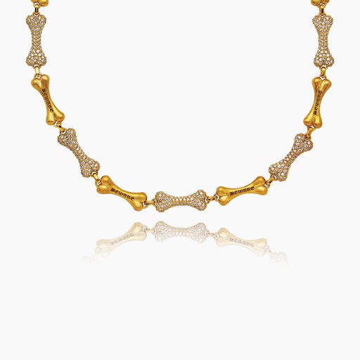 [N19322] The Repeating Bone Necklace – Jason Of Beverly Hills x Tuff Crowd