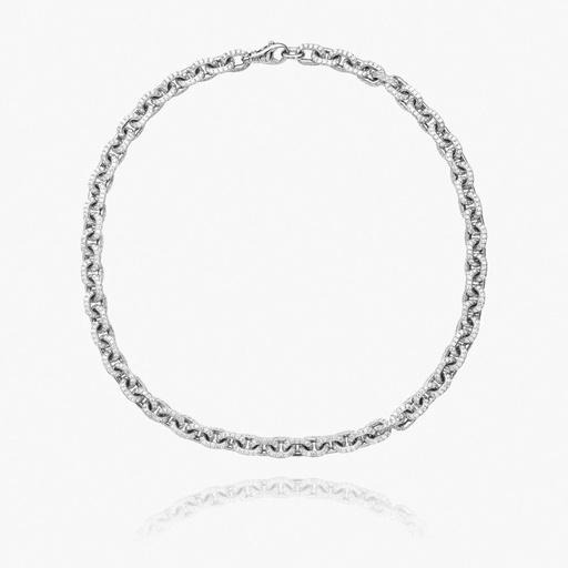 [N22495] The Rounded Rolo Link Chain Necklace