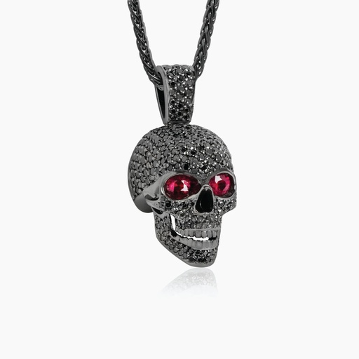 [PBBR212X] The Ruby Eye Skull Pendant