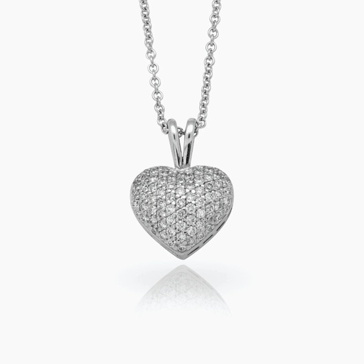 [PWW301X] The Small Puff Heart Pendant