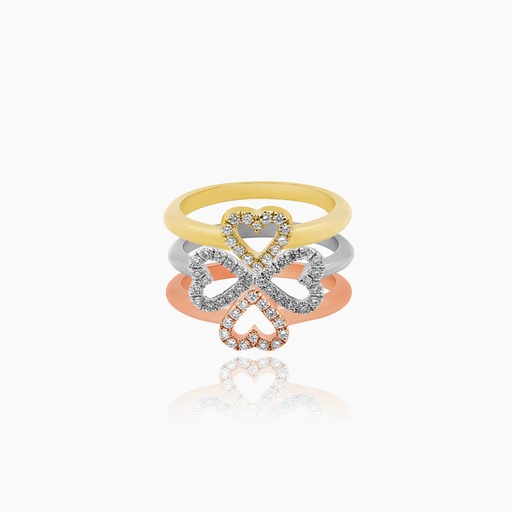 [RMW50X] The Stacking Hearts Ring